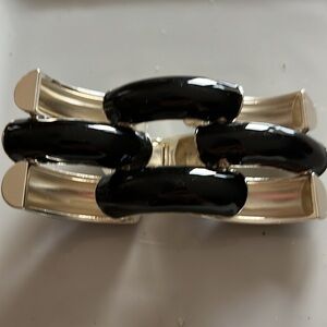 🐳Chunky Black Cuff Bracelet